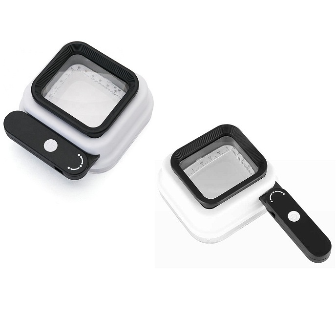 LED Foldable Magnifier 10X+15X+20X