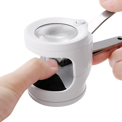 LED Nail Clipper Magnifier 3.5X