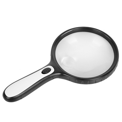 LED Handheld Magnifier 3X/6X