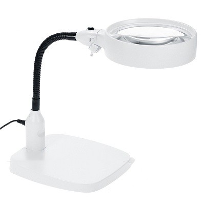 Led Desk Magnifier Lamp 10X