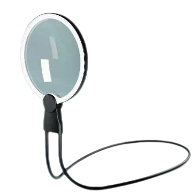 Silicone Band Round Led Magnifier 2X